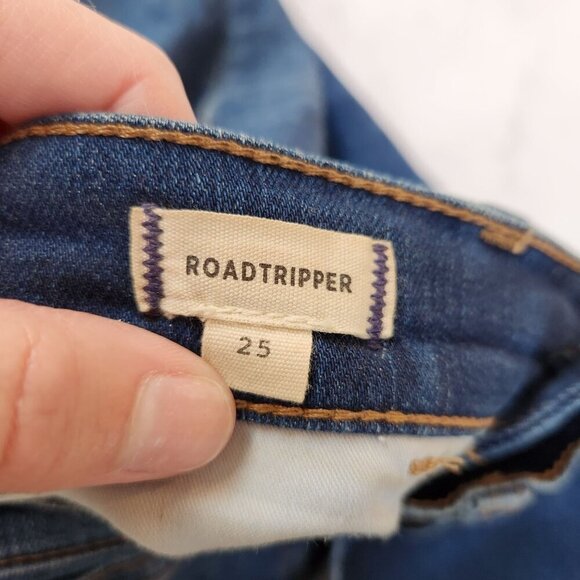 Madewell Roadtripper Medium Wash High Rise Skinny Jeans Stretch Women's 25 - Picture 7 of 9